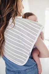 Copper Pearl Baby Burp Cloth Large 21''x10'' Size Premium Absorbent Triple Layer 3-Pack Gift Set "Chip Set", 4 Ounces