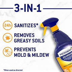 Microban 24 Hour Multi-Purpose Cleaner and Disinfectant Spray - Zecoya