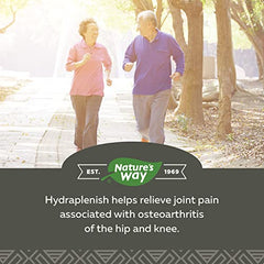 Nature's Way Hydraplenish Plus Collagen, MSM & Hyaluronic Acid, Osteoarthritis Joint Pain Support, BioCell Collagen, 60 Capsules