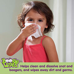 Boogie Wipes Natural Saline Nose Wipes for Kids and Babies, Fresh, 90-Count