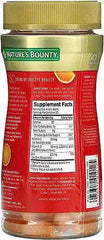 Nature’s Bounty Immune VitaBeans Soft Chews with Vitamin C, Vitamin D and Zinc for Immune Support, Orange Flavour, 80 Chewables