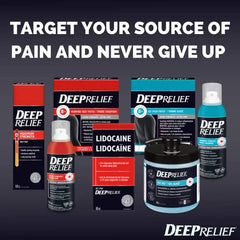 Deep Relief Lidocaine By Deep Relief, Numbing Pain Relief Gel, 80 Milliliter