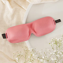 Bucky 40 Blinks No Pressure Solid Eye Mask for Sleep & Travel, Strawberry, One Size