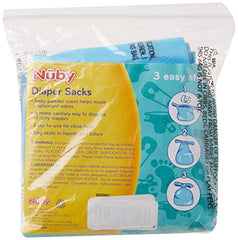 Nuby Diaper Bags, 100 Count (2 Packages)