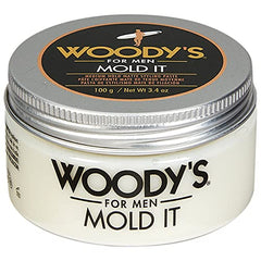 Woodys Mold It Medium Hold Matte Styling Paste for Men - Paste, 3.4 ounces