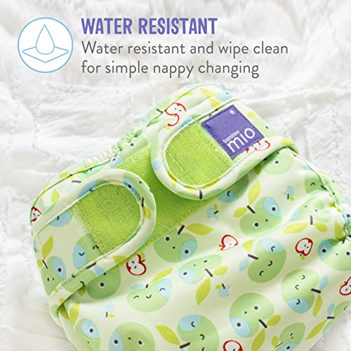 Bambino Mio, mioduo Cloth Diaper Cover, White, Size 1 (<21lbs)