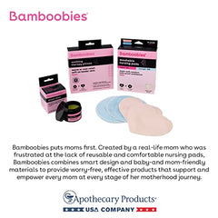 bamboobies Nursing Pads for Breastfeeding, 120 Pads, Disposable Breast Pads for Sensitive Skin, Super-Absorbent Milk Proof Pads