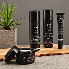 CW Beggs Anti-Wrinkle Defense Moisturizer for Men, Anti-Aging Face Cream, Hypoallergenic, Fragrance-Free, Paraben-Free, Alcohol-Free, Mineral Oil-Free, Cruelty-Free, 50 mL