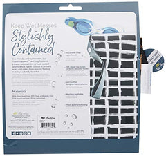 Itzy Ritzy Sealed Wet Bag with Adjustable Handle - Washable & Reusable Wet Bag with Water Resistant Lining Ideal for Swimwear, Diapers, Gym Clothes & Toiletries; Measures 11" X 14", Leopard