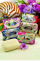 Nesti Dante Dolce Vivere Fine Natural Soap - Pisa - White Magnolia, Apricot Blossom and Lilium, 8.8 Oz