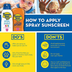 Banana Boat Ultra Sport Sunscreen Lotion, New FORMULA, Spf 30 Travel Size, 90 mL