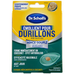 Dr. Scholl's CALLUS REMOVER with Duragel Technology, 6ct. Removes Calluses Fast and Provides Cushioning Protection against Shoe Pressure and Friction for All-Day Pain Relief