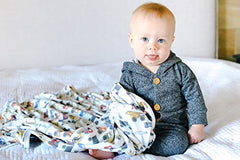 Copper Pearl Large Premium Knit Baby 3 Layer Stretchy Quilt Blanket Floral Diesel, 10.6 ounces, 0.60 gram (X002BA97T3)