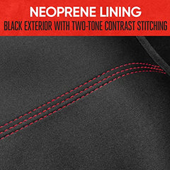BDK Auto MTSC-268-RD: Waterproof Bench Rear Seat Protector, Red Stitching