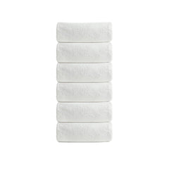 Baby Works Ultimate Bamboo Washcloths - Soft, Absorbent, Hypoallergenic Baby Washcloths Made with Rayon from Bamboo Fibers - Machine Washable - Pack of 6