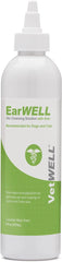 VetWELL Ear Cleaner for Dogs and Cats - Otic Rinse for Infections and Controlling Ear Infections and Odor in Pets - 8 oz (Cucumber Melon)