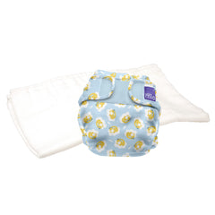 Bambino Mio, mioduo two-piece cloth diaper, dreamy giraffe, size 1 (<21 lbs)