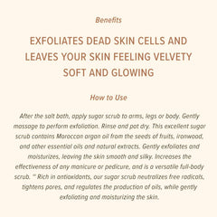 Bio Creative Lab Spa Sugar Scrub, Milk Honey and White Chocolate, 16 Ounce