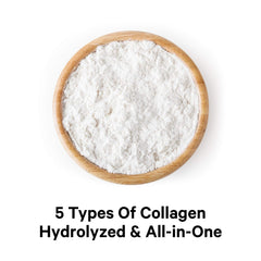 Amen Multi Collagen Peptides Capsules with Hyaluronic Acid and Vitamin C - 5 Types of Grass Fed Hydrolyzed Collagen Protein Type I, II, III, V, X - Amino Acids - Collagen Supplement - 90 Pills