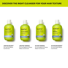 DevaCurl Low-Poo Delight, Mild Lather Cleanser for Lightweight Moisture, 355mL