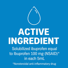 Children's Advil (100 ML, Fruit Flavour) Ibuprofen Suspension Temporary Fever Reducer