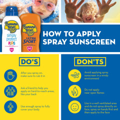Banana Boat Kids Tear Free Sunscreen Lotion, SPF 60, Travel Size, 90mL