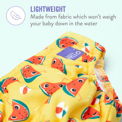 Bambino Mio, reusable swim diaper, tropical, large (1-2 years), 3 pack