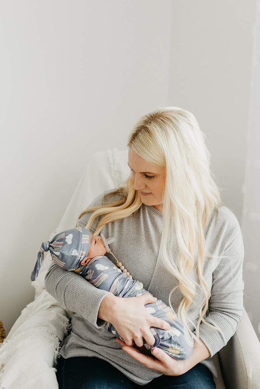 Copper Pearl Large Premium Knit Baby Swaddle Receiving Blanket Hope J6-S5LJ-B9DA