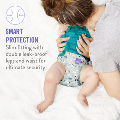 Bambino Mio, mioduo two-piece cloth diaper, magical moon, size 1 (<21 lbs)