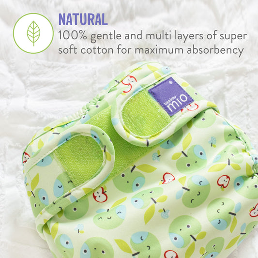 Bambino Mio, mioduo two-piece cloth diaper, magical moon, size 1 (<21 lbs)